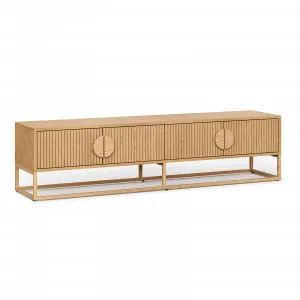 Braxton 180cm Ripple TV Entertainment Unit, Natural Oak by L3 Home, a Entertainment Units & TV Stands for sale on Style Sourcebook
