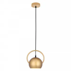 CLA Bella Dome Pendant (E27) Gold by Compact Lamps Australia, a Pendant Lighting for sale on Style Sourcebook