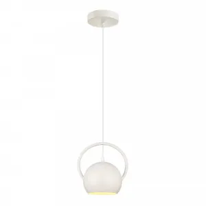 CLA Bella Dome Pendant (E27) White by Compact Lamps Australia, a Pendant Lighting for sale on Style Sourcebook
