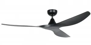 Eglo Surf 60" ABS DC Ceiling Fan Black by Eglo, a Ceiling Fans for sale on Style Sourcebook