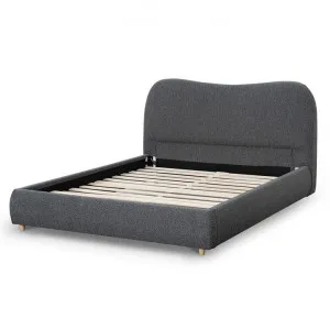 Diaz Queen Bed Frame - Charcoal Boucle by Interior Secrets - AfterPay Available by Interior Secrets, a Beds & Bed Frames for sale on Style Sourcebook