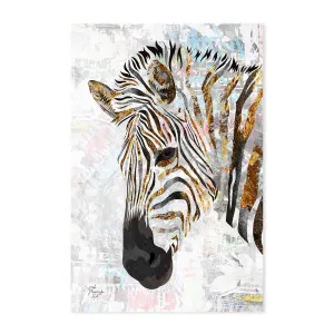 Grunge Zebra , By Sarah Manovski by Gioia Wall Art, a Prints for sale on Style Sourcebook