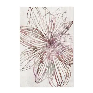 Purple Striped Floral , By Dear Musketeer Studio by Gioia Wall Art, a Prints for sale on Style Sourcebook