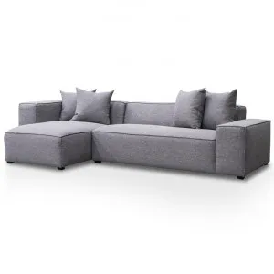Casey 3 Seater Left Chaise Fabric Sofa - Graphite Grey by Interior Secrets - AfterPay Available by Interior Secrets, a Sofas for sale on Style Sourcebook