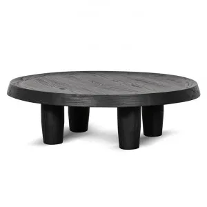 Auston 100cm Round Coffee Table - Black by Interior Secrets - AfterPay Available by Interior Secrets, a Coffee Table for sale on Style Sourcebook