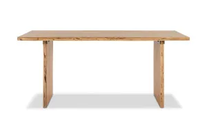 Dakota Block 180cm Dining Table, Solid Acacia Wood, Natural, by Lounge Lovers by Lounge Lovers, a Dining Tables for sale on Style Sourcebook