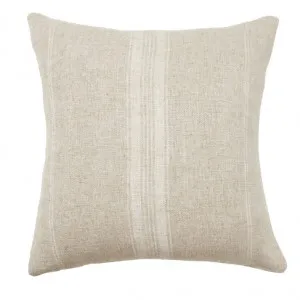 Matin Linen Cushion Light Grey - 50cm x 50cm by James Lane, a Cushions, Decorative Pillows for sale on Style Sourcebook