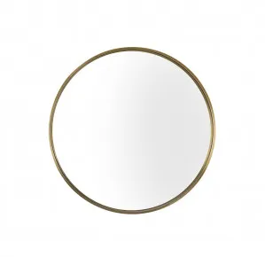 Gia Stainless Steel Wall Mirror Champagne Gold 60cm / 80cm 60cm by Luxe Mirrors, a Mirrors for sale on Style Sourcebook