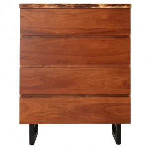 Croft Australian Blackwood Tallboy - 4 Drawer by James Lane, a Dressers & Chests of Drawers for sale on Style Sourcebook
