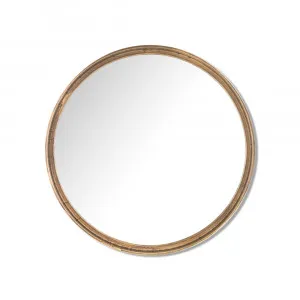 Antique Gold Round Mirror - 3 Sizes (60cm / 80cm / 100cm) 600mm Gold Round by Luxe Mirrors, a Mirrors for sale on Style Sourcebook