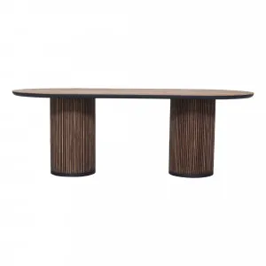 Monaco Dining Table 225cm in Reclaimed Teak by OzDesignFurniture, a Dining Tables for sale on Style Sourcebook