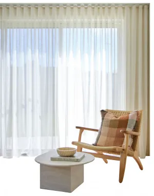 Wave Fold Sheer Curtain by dollar curtain + blinds, a Curtains for sale on Style Sourcebook