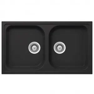 Quartz Double Bowl Sink - Onyx by Häfele, a Kitchen Sinks for sale on Style Sourcebook