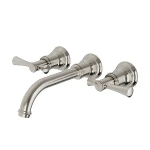 Phoenix Cromford Basin / Bath Wall Set Brushed Nickel by PHOENIX, a Bathroom Taps & Mixers for sale on Style Sourcebook
