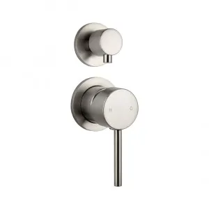 Elysian Shower Top Diverter - Brushed Nickel by ABI Interiors Pty Ltd, a Bathroom Taps & Mixers for sale on Style Sourcebook