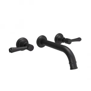 Kingsley Assembly Taps & Spout Set - Matte Black by ABI Interiors Pty Ltd, a Bathroom Taps & Mixers for sale on Style Sourcebook