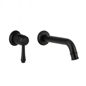 Kingsley Mixer & Spout Set- Matte Black by ABI Interiors Pty Ltd, a Bathroom Taps & Mixers for sale on Style Sourcebook