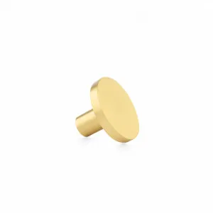 Elsa Cabinetry Knob - Brushed Brass by ABI Interiors Pty Ltd, a Cabinet Hardware for sale on Style Sourcebook