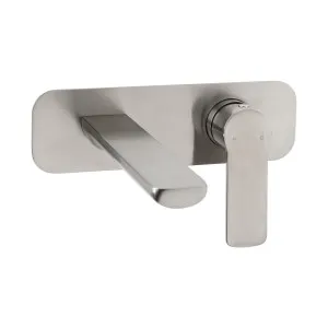 Alano Wall-Mounted Mixer - Brushed Nickel by ABI Interiors Pty Ltd, a Bathroom Taps & Mixers for sale on Style Sourcebook