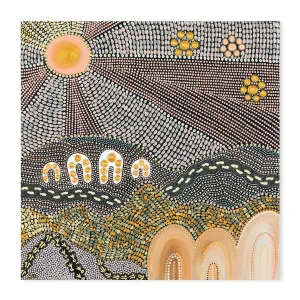 Family Bond , By Domica Hill by Gioia Wall Art, a Aboriginal Art for sale on Style Sourcebook