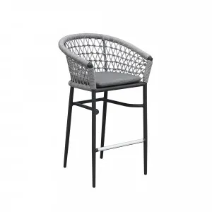 Praha1. Barstool silver fishnet by Merlino, a Outdoor Chairs for sale on Style Sourcebook