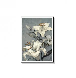 Lily Flower Wall Art Canvas 4 sizes available 70cm x 50cm by Luxe Mirrors, a Artwork & Wall Decor for sale on Style Sourcebook
