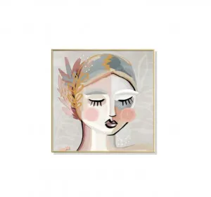 Sophisticated Lady Wall Art Canvas 4 sizes available 50cm x 50cm by Luxe Mirrors, a Artwork & Wall Decor for sale on Style Sourcebook