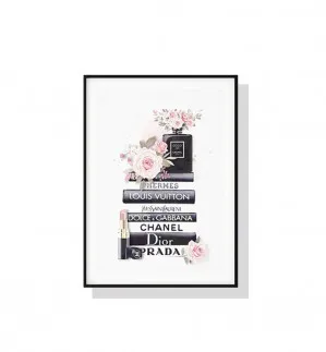 Fashion Book Wall Art Canvas 3 sizes available 50cm x 70cm by Luxe Mirrors, a Artwork & Wall Decor for sale on Style Sourcebook