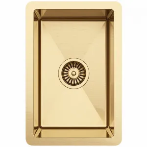 Buildmat Brushed Brass Gold Jeeves 300x450 Single Bowl Butler Sink by Buildmat, a Kitchen Sinks for sale on Style Sourcebook