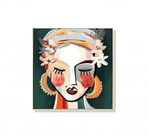 Lady Love Sophia II Wall Art Canvas 3 sizes available 50cm x 50cm by Luxe Mirrors, a Artwork & Wall Decor for sale on Style Sourcebook