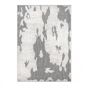 Fresno Rug - Silver Black by Merlino, a Contemporary Rugs for sale on Style Sourcebook