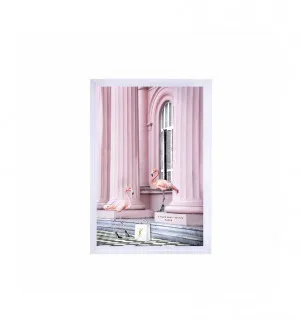 Saint Pink Framed Wall Art 90cm x 60cm by Luxe Mirrors, a Artwork & Wall Decor for sale on Style Sourcebook