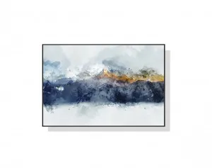 Sunlight Mountains Abstract Wall Art Canvas 3 sizes available 50cm x 70cm by Luxe Mirrors, a Artwork & Wall Decor for sale on Style Sourcebook