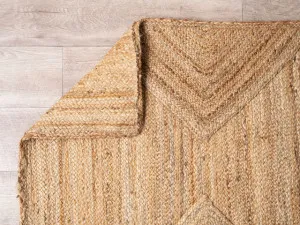 Mia Diamond Jute Rug - Extra Large - Natural by Mocka, a Contemporary Rugs for sale on Style Sourcebook