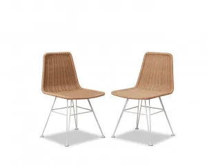 Xavier Dining Chair - Set of 2 - Natural by Mocka, a Dining Chairs for sale on Style Sourcebook