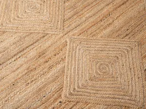 Mia Diamond Jute Rug - Large - Natural by Mocka, a Contemporary Rugs for sale on Style Sourcebook