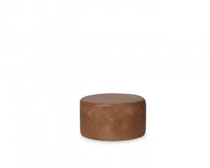 Faux Leather Ottoman - Large - Tan by Mocka, a Ottomans for sale on Style Sourcebook