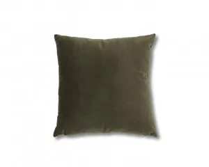Velvet Throw Cushion Cover - Olive by Mocka, a Cushions, Decorative Pillows for sale on Style Sourcebook