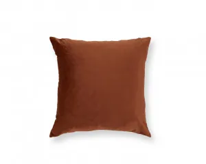 Velvet Throw Cushion Cover - Rust by Mocka, a Cushions, Decorative Pillows for sale on Style Sourcebook