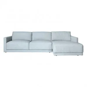 Haven California Ash Grey Chaise Sofa - 3 Seater by James Lane, a Sofas for sale on Style Sourcebook