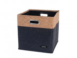 Loryn Cube Basket - Black by Mocka, a Baskets & Boxes for sale on Style Sourcebook