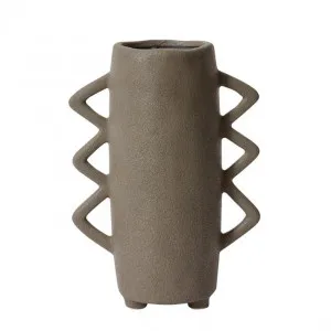 Ximena Vase Brown - 33cm by James Lane, a Vases & Jars for sale on Style Sourcebook
