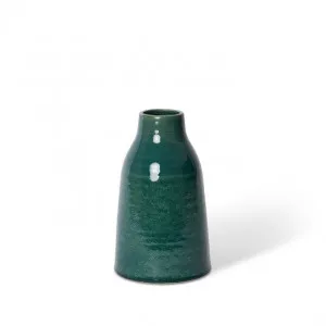 Zara Vase Green - 28cm by James Lane, a Vases & Jars for sale on Style Sourcebook