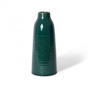 Zara Vase Green - 40cm by James Lane, a Vases & Jars for sale on Style Sourcebook
