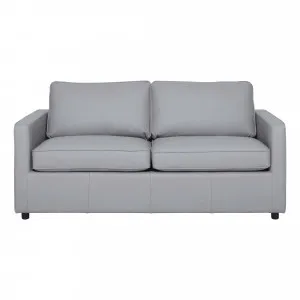 Ronin Sofa Bed in Leather Pewter by OzDesignFurniture, a Sofa Beds for sale on Style Sourcebook