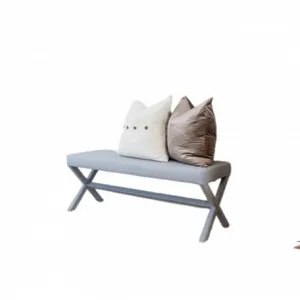 Lauren' Linen Bench Seat - Medium by Style My Home, a Benches for sale on Style Sourcebook