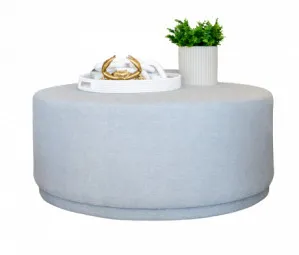 Justine Upholstered Round Large Ottoman by Style My Home, a Ottomans for sale on Style Sourcebook