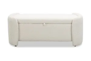 Juliet Storage Modern Ottoman, White, by Lounge Lovers by Lounge Lovers, a Ottomans for sale on Style Sourcebook