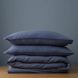 Canningvale CoziCotton Flannelette Quilt Cover Set - Ink Blue, Super King, Cotton by Canningvale, a Quilt Covers for sale on Style Sourcebook