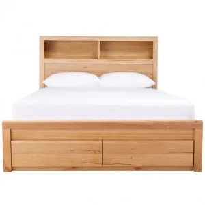 Clemence Gaslift Storage Bed & Drawers & Bookend by James Lane, a Beds & Bed Frames for sale on Style Sourcebook